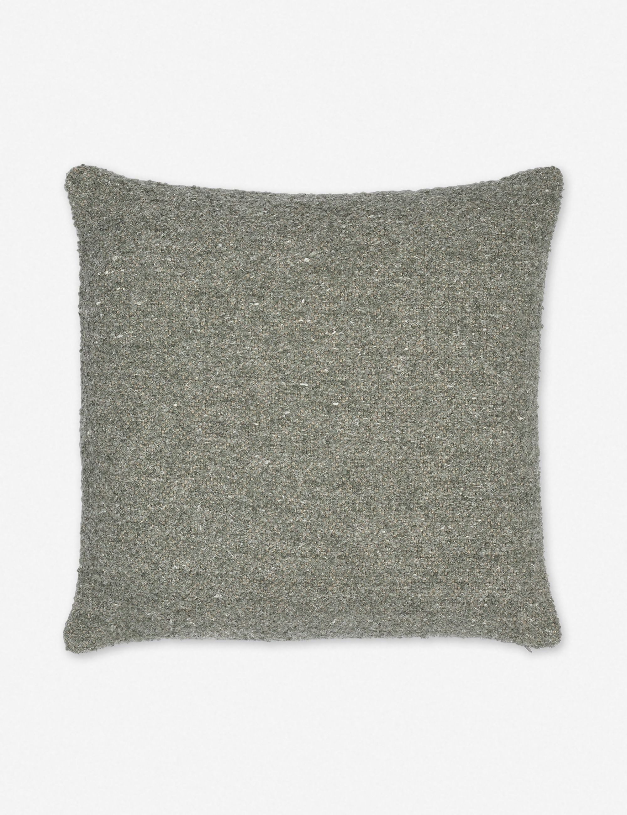 Manon Linen Boucle Pillow, Moss | Lulu and Georgia 