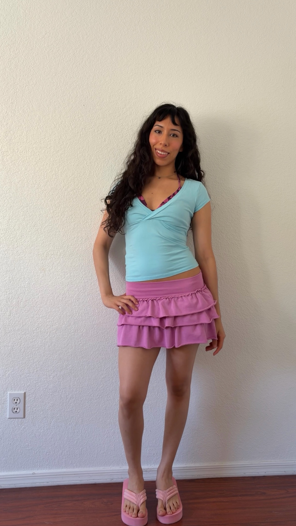H2O inspired outfits: skirt is thrifted no tag 