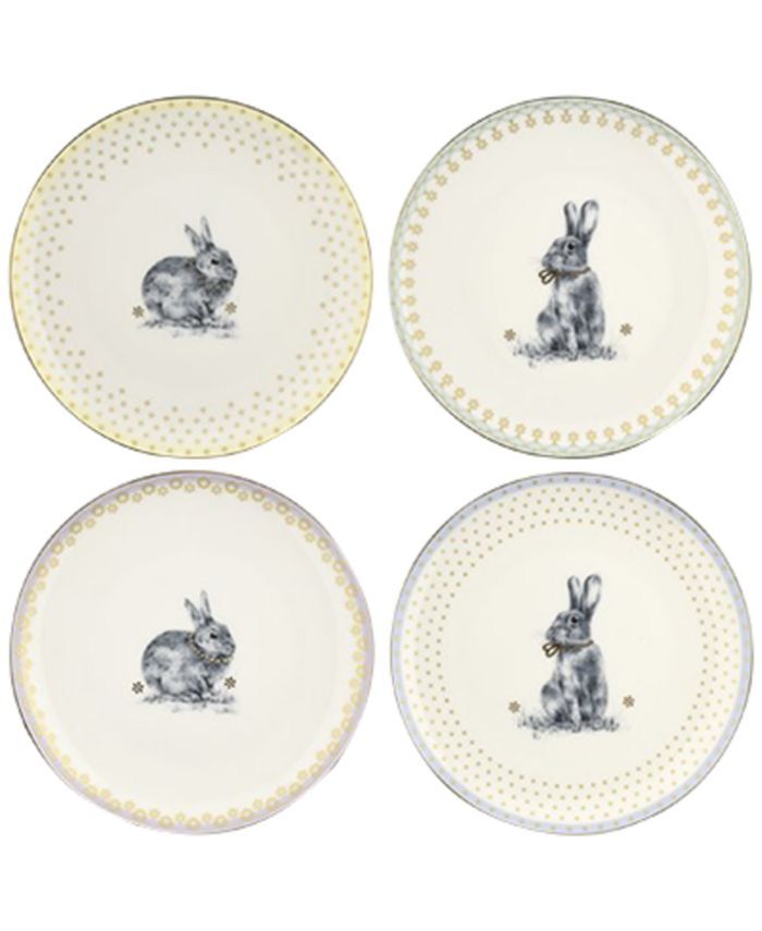 Meadow Lane Salad Plates, Set of 4 | Macys (US)