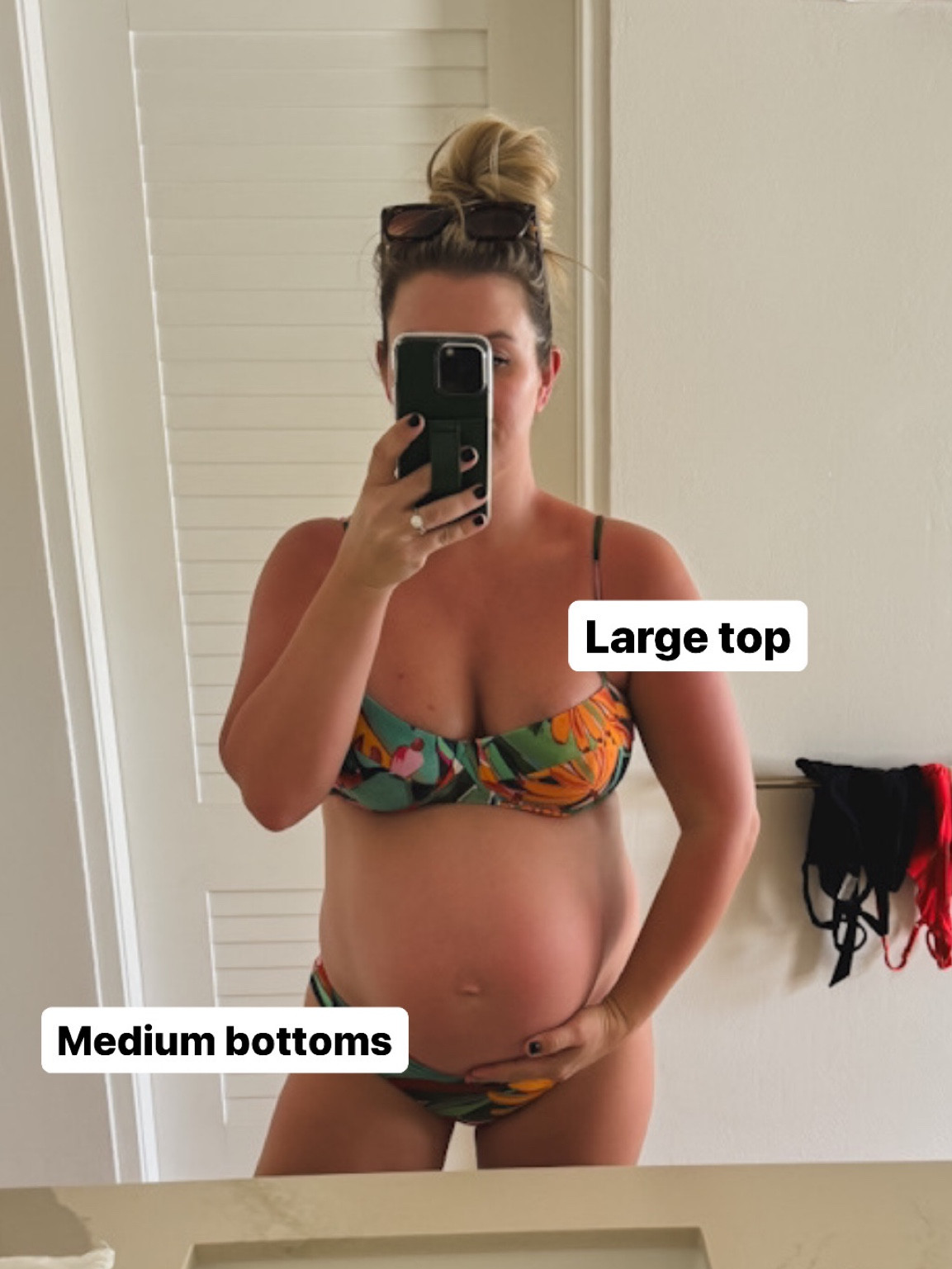 Cute bikini that works with a bump! 

#LTKswim