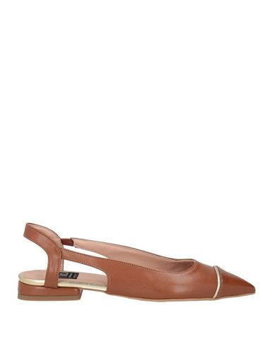 Islo Isabella Lorusso Woman Ballet flats Brown Size 10 Textile fibers | YOOX (US)