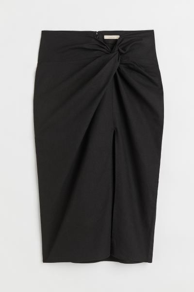 Knot-detail skirt | H&M (US + CA)