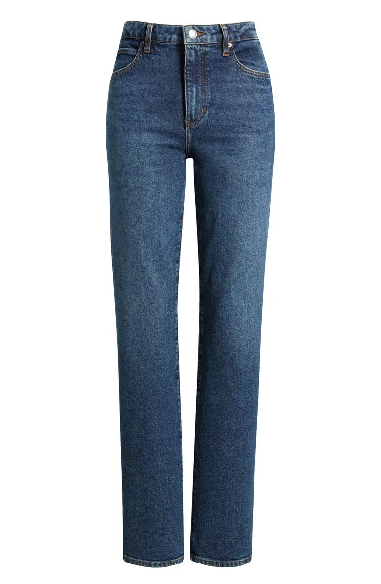 The Ruler High Waist Straight Leg Jeans | Nordstrom