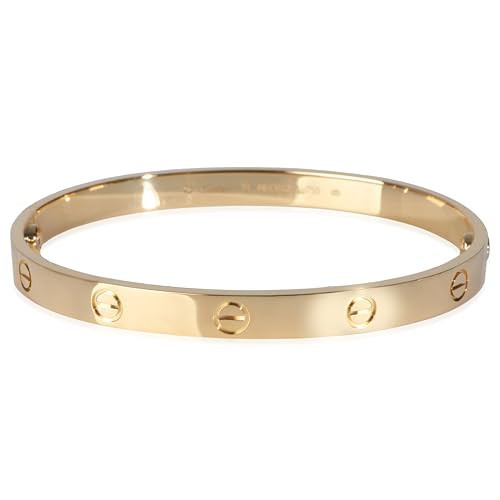 Cartier, Pre-Loved Love Bracelet, Yellow Gold, 19 cm | Amazon (US)