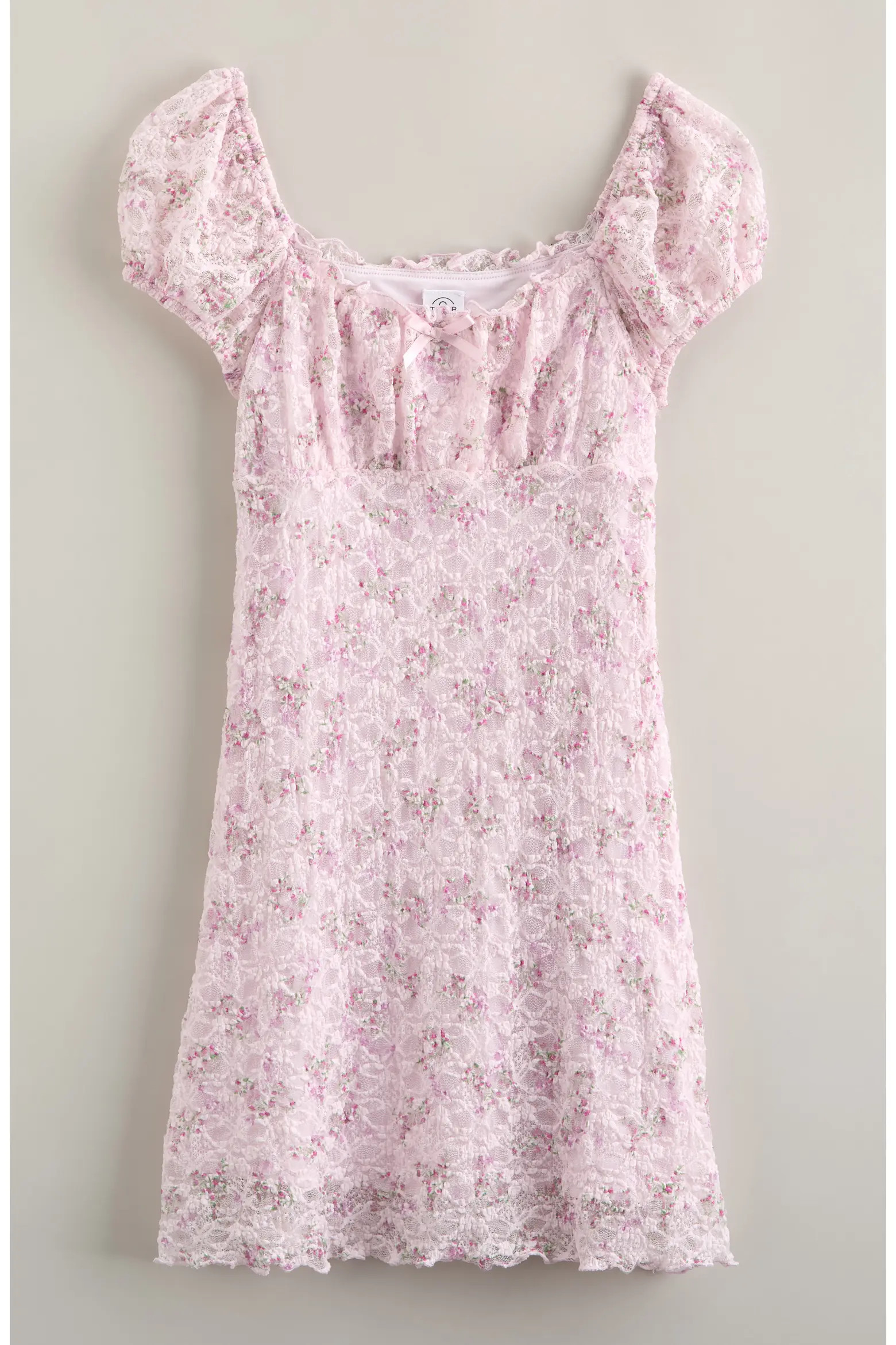 Treasure & Bond Kids' Lace Puff Sleeve Dress (Women) | Nordstrom | Nordstrom