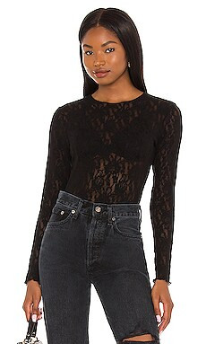 Hanky Panky Unlined Long Sleeve Top in Black from Revolve.com | Revolve Clothing (Global)