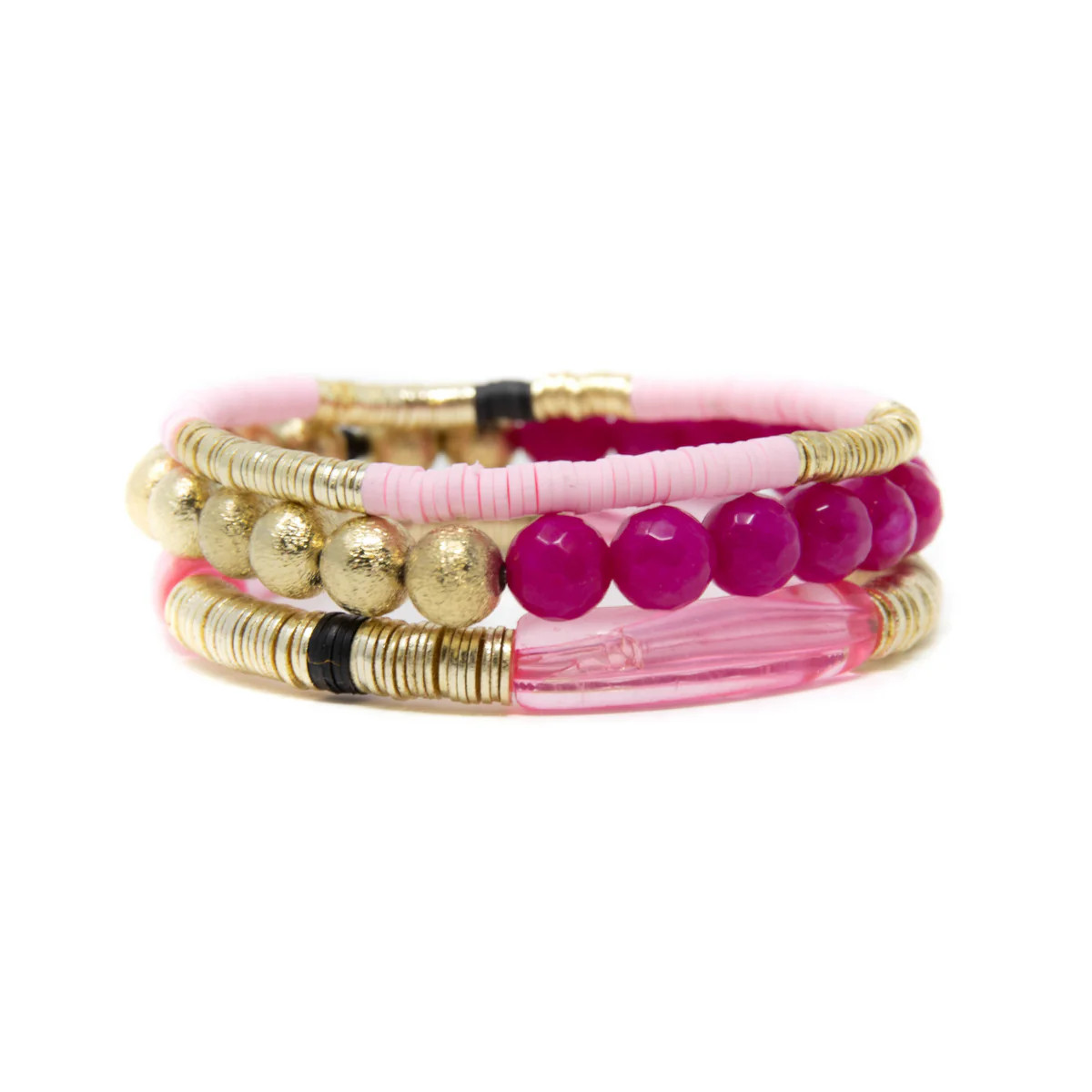 Poinsettia Pink Stack | Allie + Bess