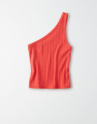 AE One Shoulder Tank Top | American Eagle Outfitters (US & CA)