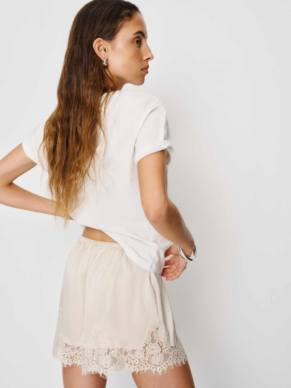 Fern Satin Short | Reformation (Global)