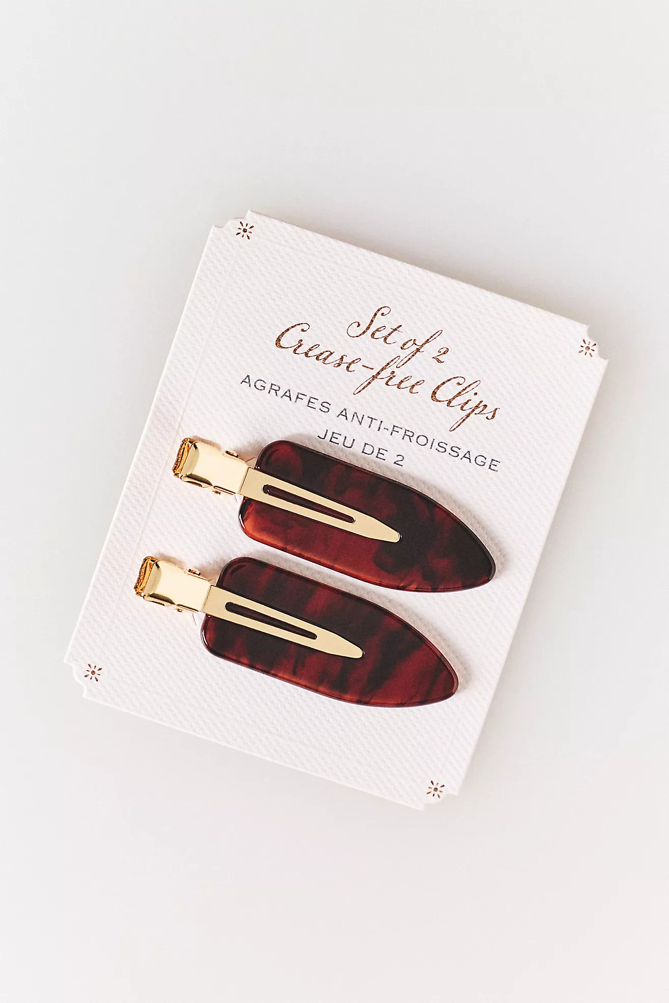 Naturals Collection Crease-Free Clips, Set of 2 | Anthropologie (US)