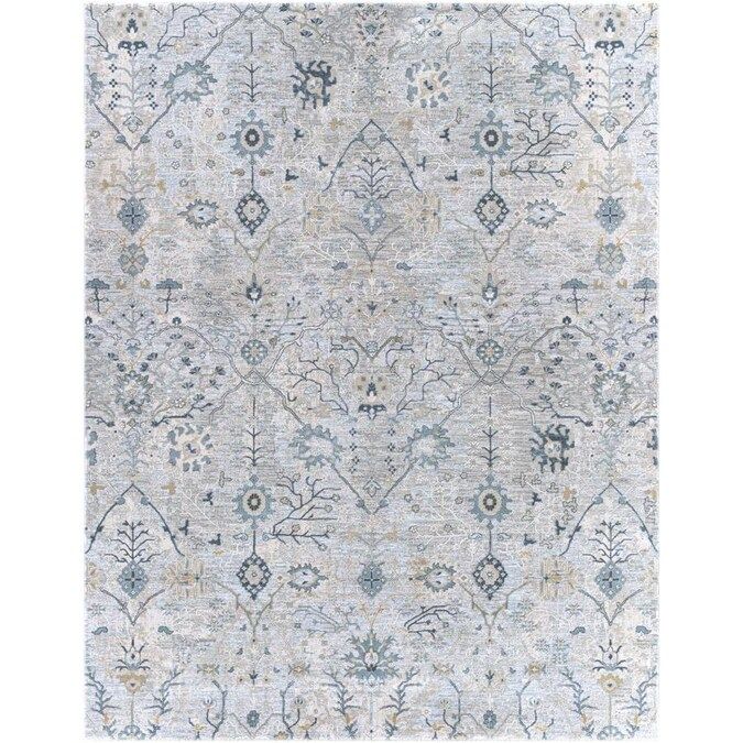 Surya Brunswick 8 x 10 Sage Indoor Medallion Oriental Area Rug Lowes.com | Lowe's