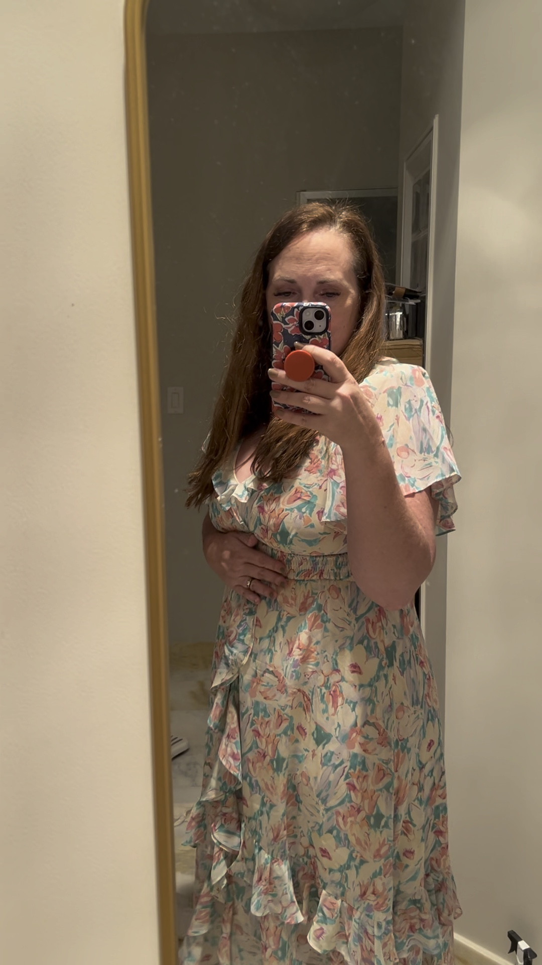 Adorable floral spring dress. Flattering and feminine ruffles 

#LTKSpringSale #LTKSeasonal #LTKmidsize