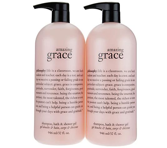 philosophy super-size 32 oz fragrance shower gel duo | QVC