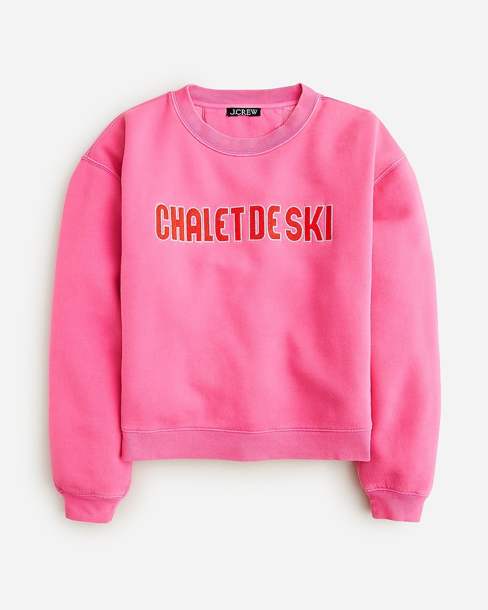 Heritage fleece chalet de ski graphic sweatshirt | J. Crew US