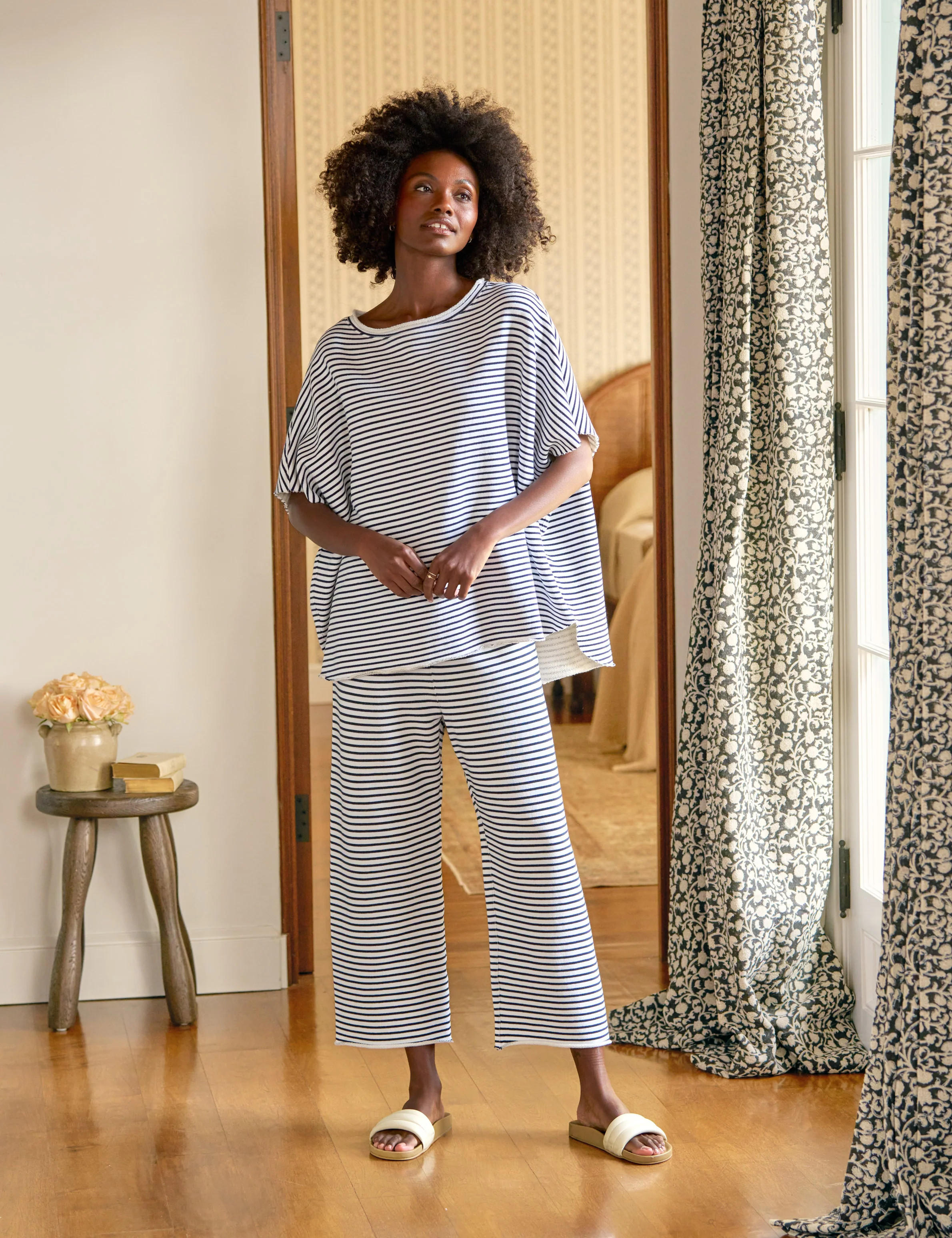 GREECE TRAVEL SET Navy French Stripe | Frank & Eileen