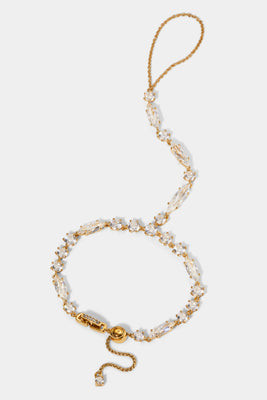 BEATRIX CZ HAND CHAIN BRACELET | NADRI