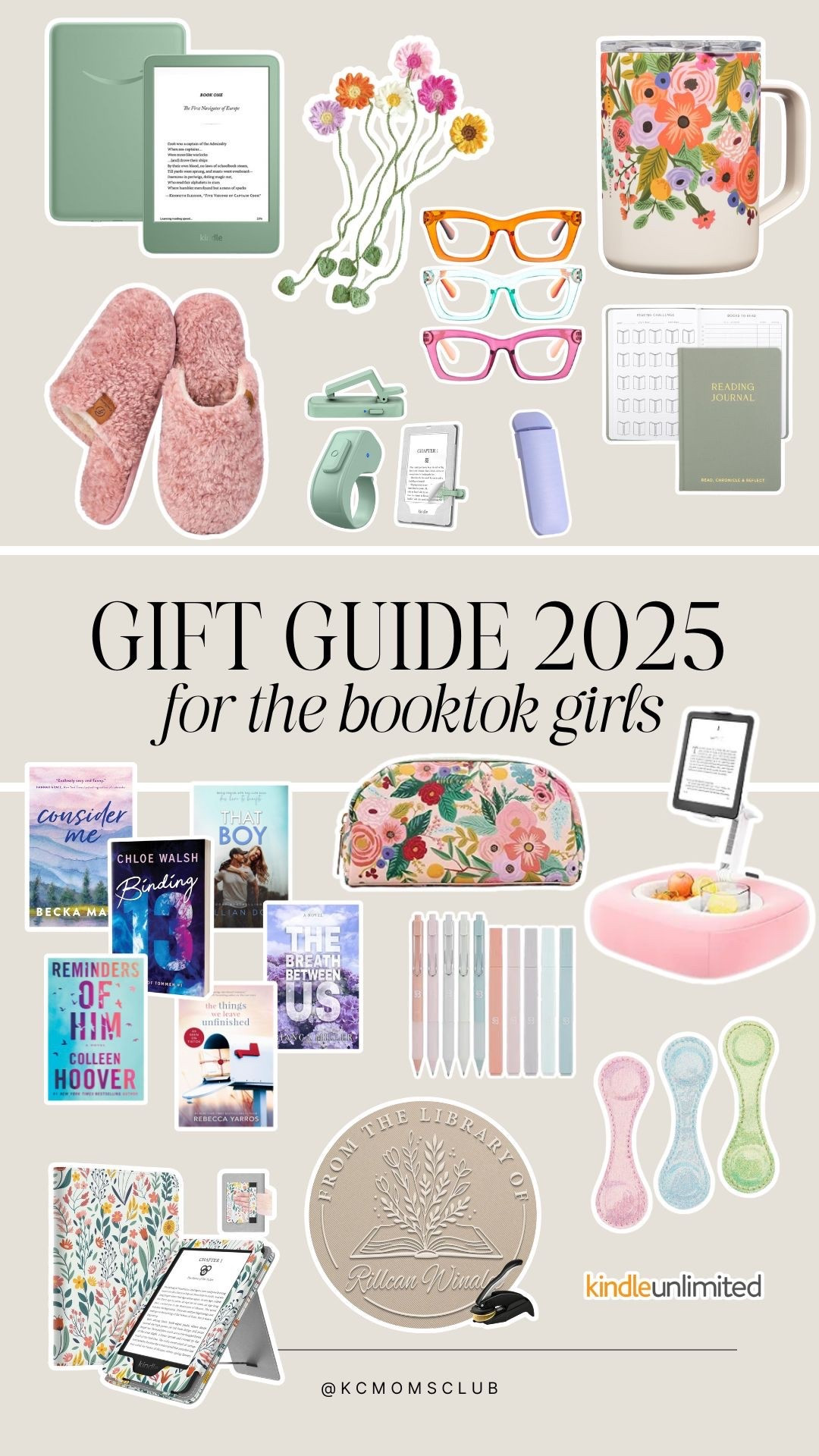 Gift ideas for the girls who love to read • booktok gift ideas • book girls 

#LTKHoliday #LTKGiftGuide #LTKFindsUnder50