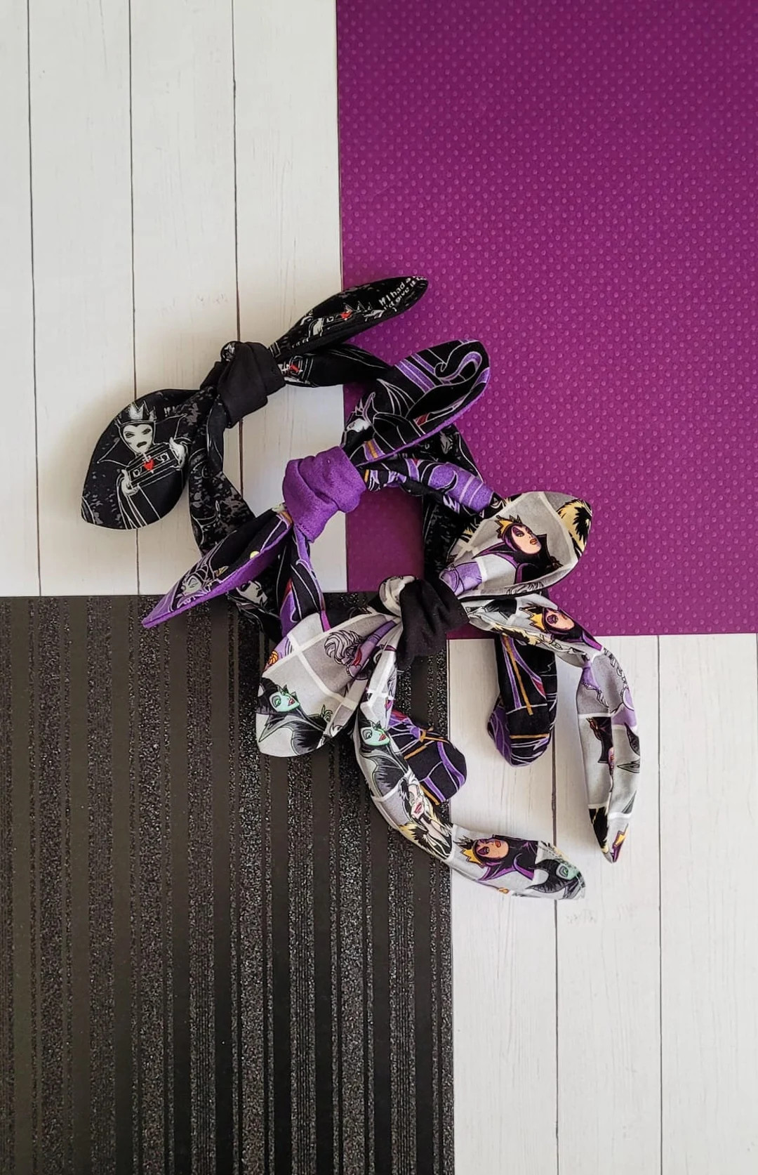 Villians Inspired Knotted Headband, Knot Headband, Knotted Bowband, Top Knot Headband, Bow Headba... | Etsy (US)