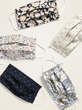 Variety 5-Pack of Triple-Layer Cloth Face Masks for Adults | Old Navy (US)