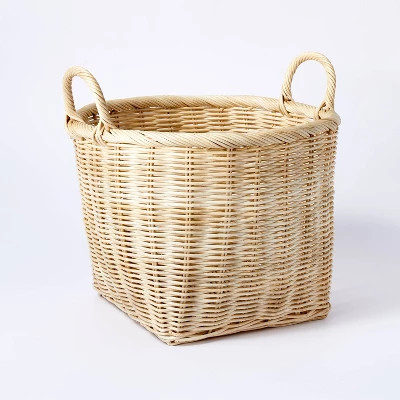 Medium Rattan Basket with Handles - Threshold™ designed with Studio McGee | Target