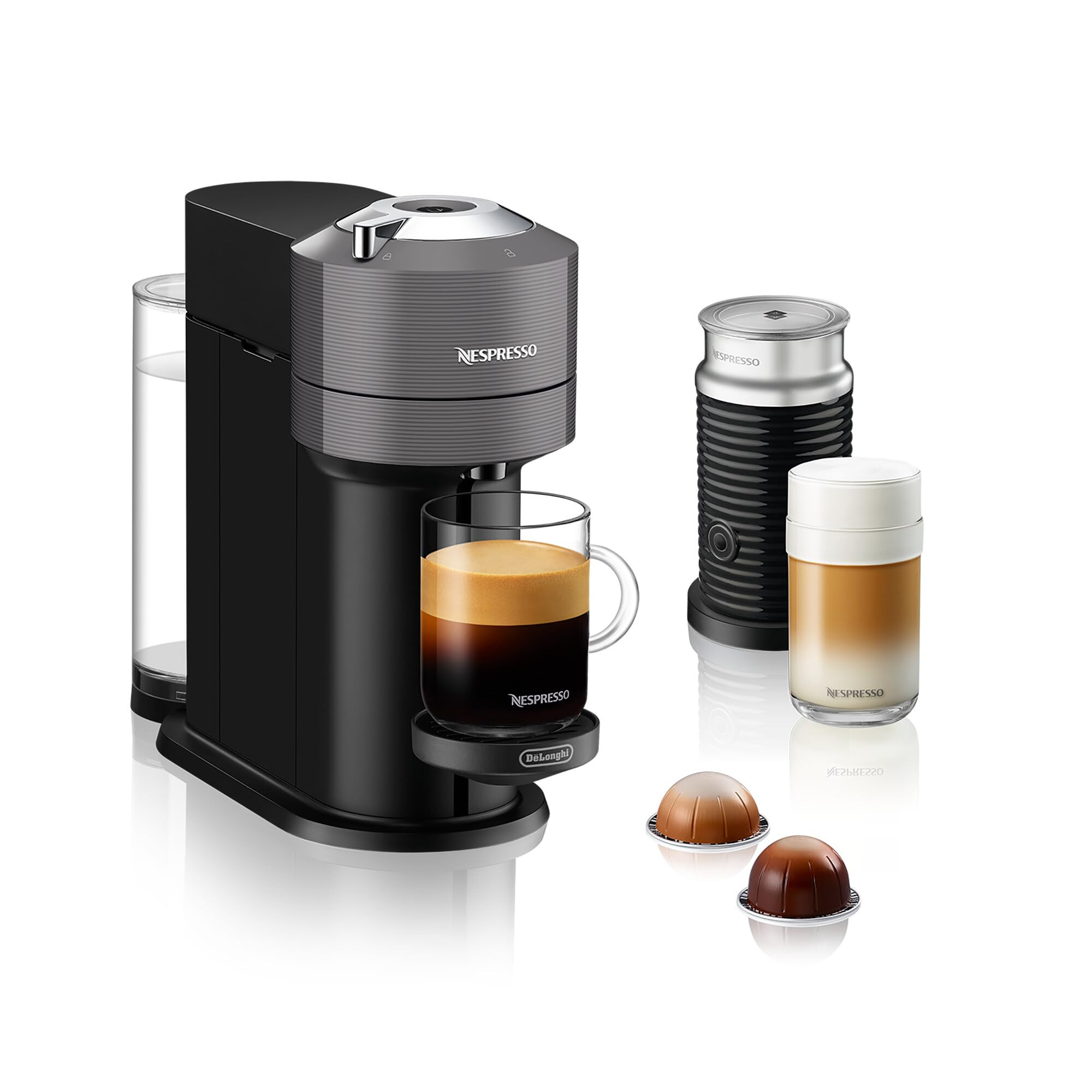 Nespresso Vertuo Next Coffee Machine by De'Longhi with Aeroccino Milk Frother, Over 30 Varieties ... | Amazon (UK)