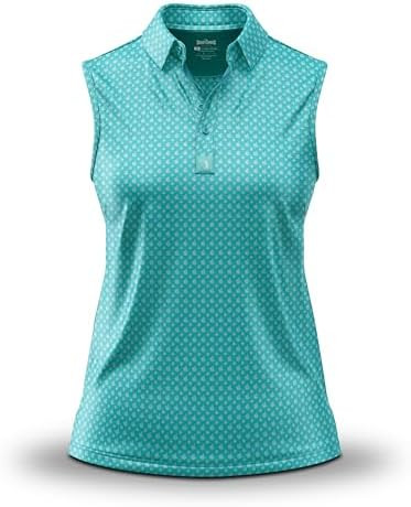 Bogey Bros Sleeveless Golf Polo for Women – Athletic Fit, UPF 50, Moisture Wicking, 92% Polyest... | Amazon (US)