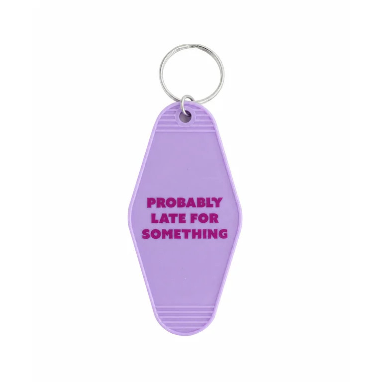 U Style Hotel Keychain, Probably Late, 1.77" x 0.2" x 3.5" | Walmart (US)