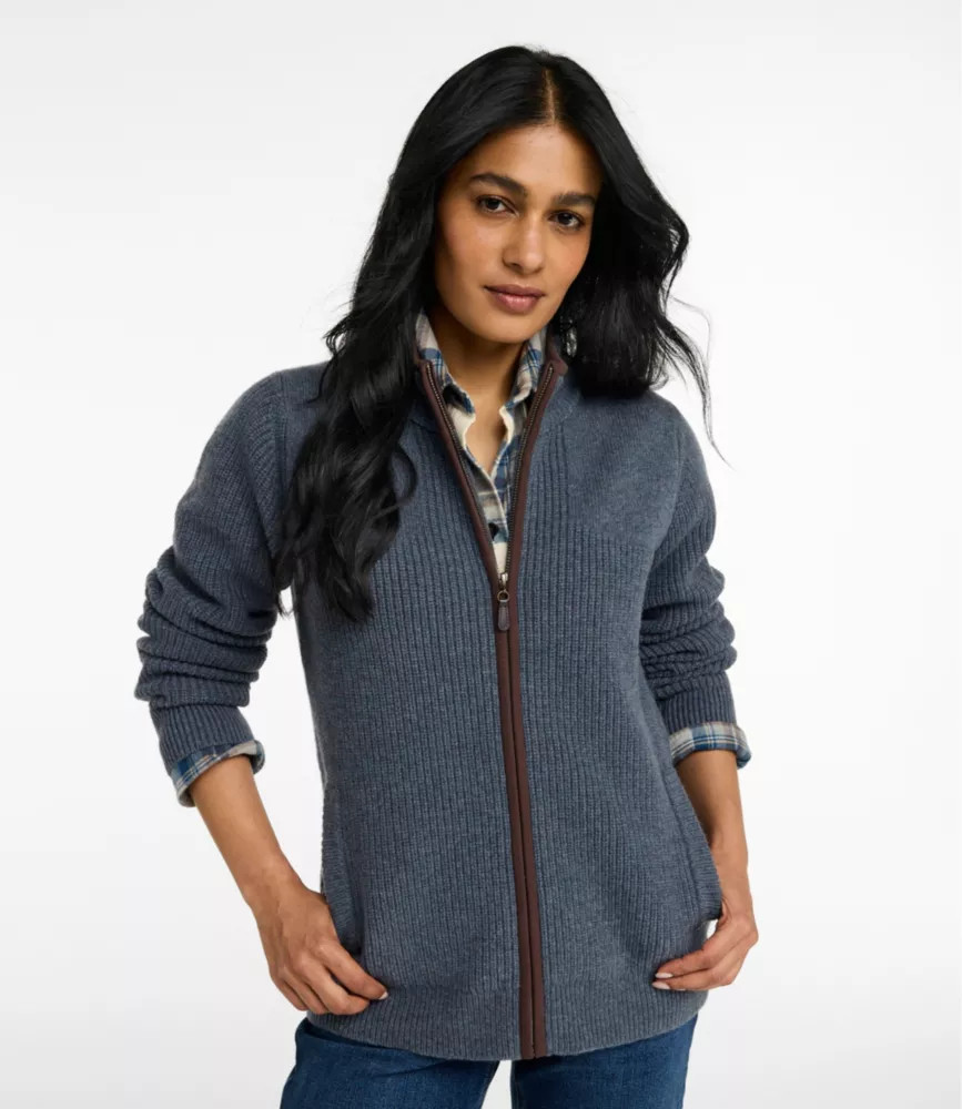 Women's Waterfowl Sweater, Full-Zip | L.L. Bean