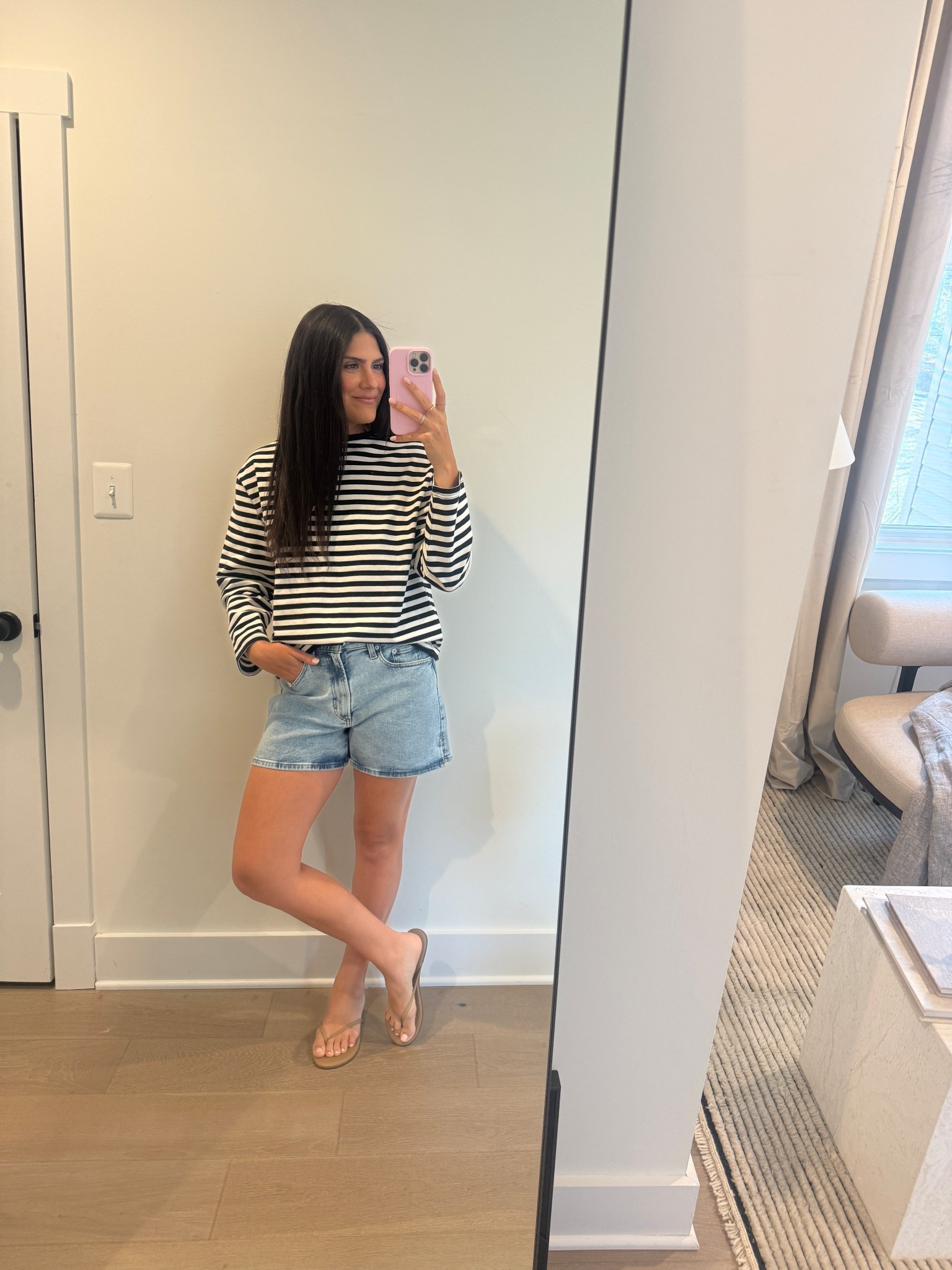 jean shorts in major sale! love this easy mom on the go outfit 

#LTKmomlife #LTKootd #LTKdayinmylife