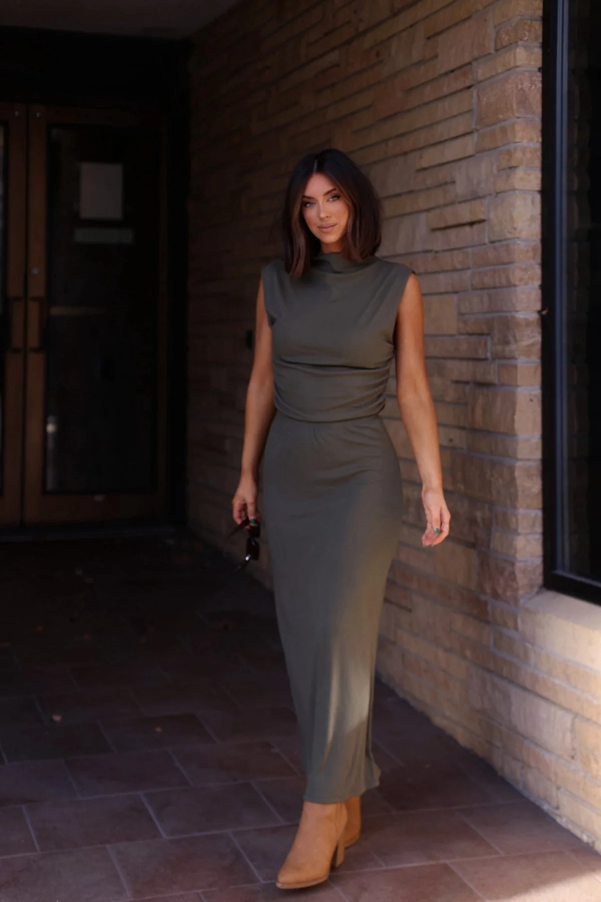 Muse By Magnolia Olive Pencil Skirt - DOORBUSTER | Magnolia Boutique