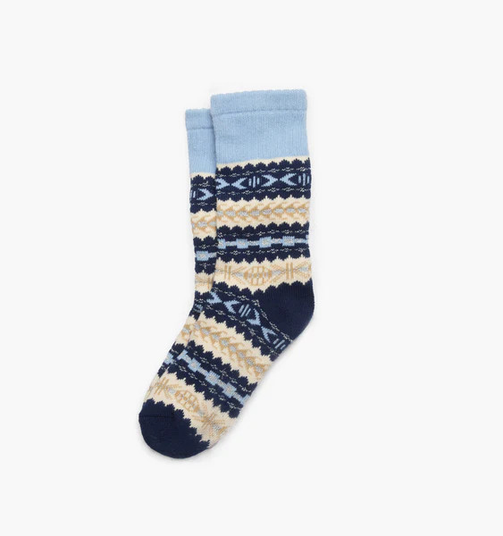 The Fair Isle Socks - Blue Multi | Hill House Home US
