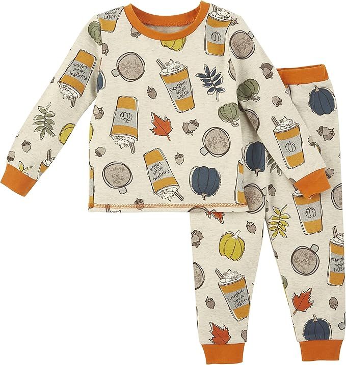 Mud Pie Baby Boys' Pumpkin Spice Pajama Set | Amazon (US)