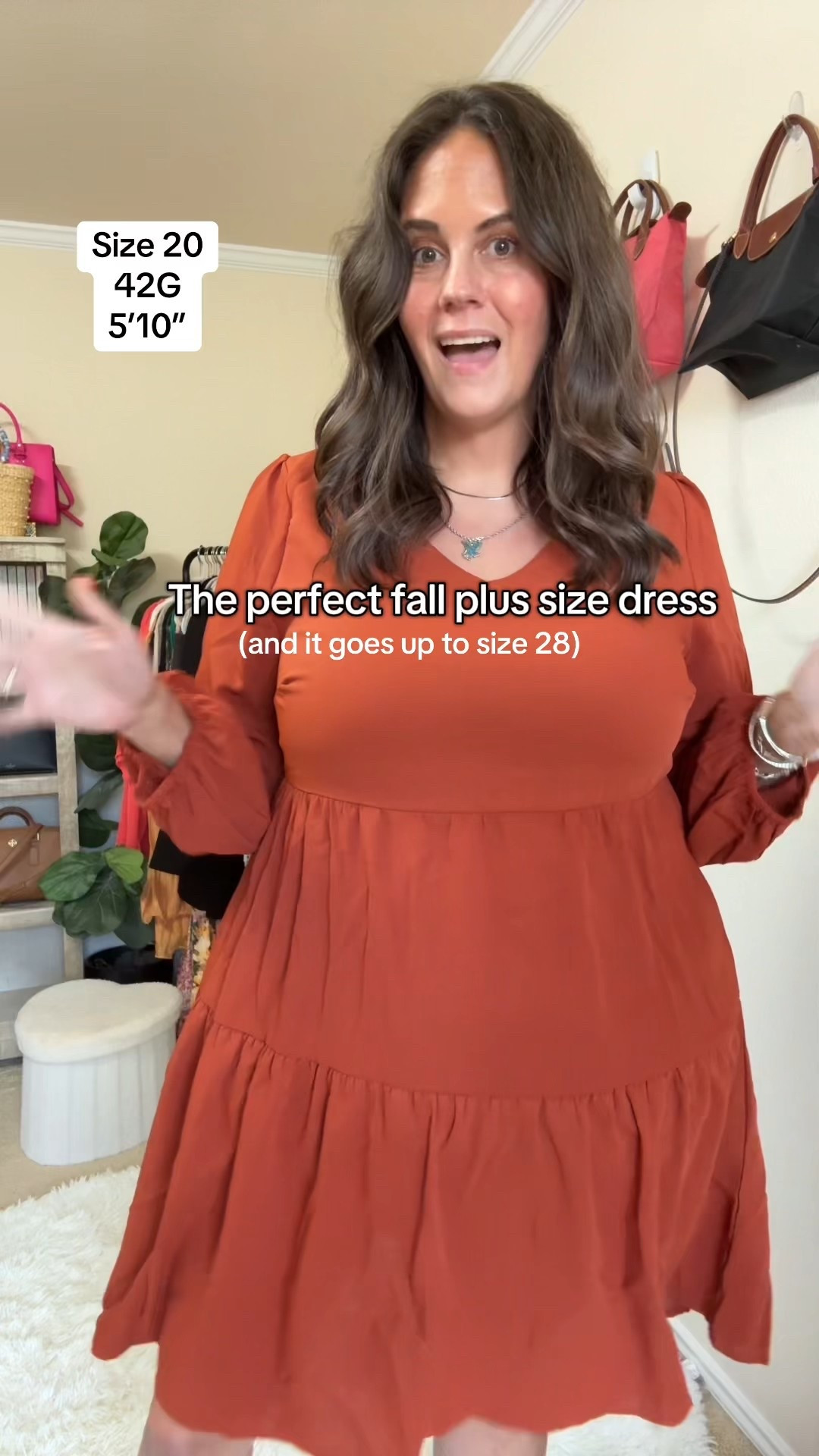 This might the perfect fall dress  

#LTKPlusSize