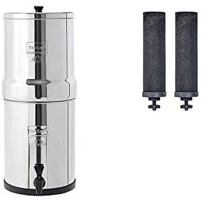 Travel Berkey Gravity-Fed Water Filter with 2 Black Berkey Purification Elements | Amazon (US)