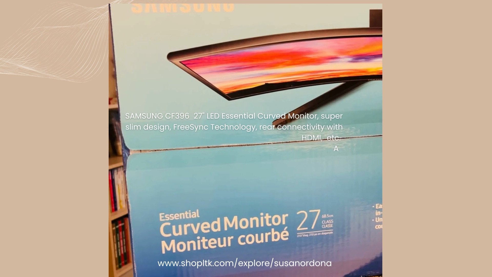 Dive into your digital world with Samsung’s Essential Curved 27inch Monitor CF396. Designed to mirror the curvature of the human eye, the monitor offers an immersive and comfortable viewing experience that’s perfect for both work and play. 

#LTKhome #LTKSale #LTKsalealert