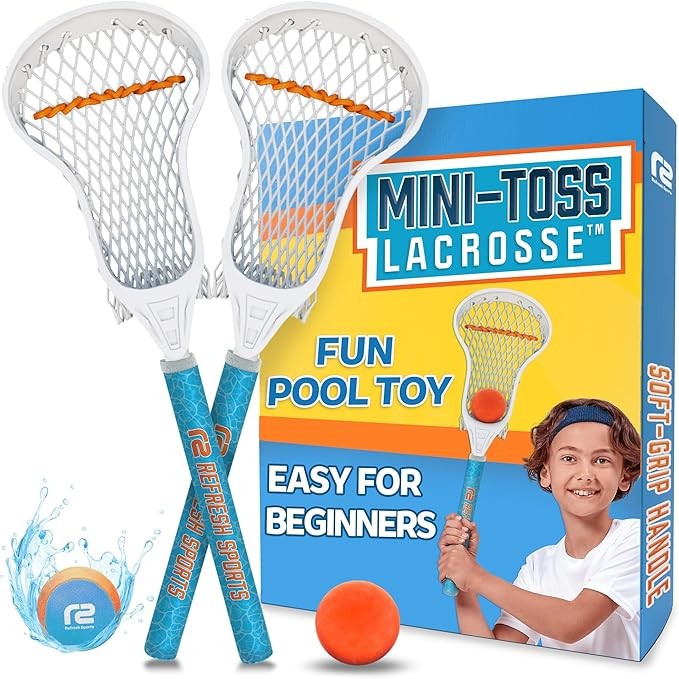 Mini Toss Lacrosse Set – The Ultimate Game for the Pool or Beach & Backyard - Comes with Water ... | Amazon (US)
