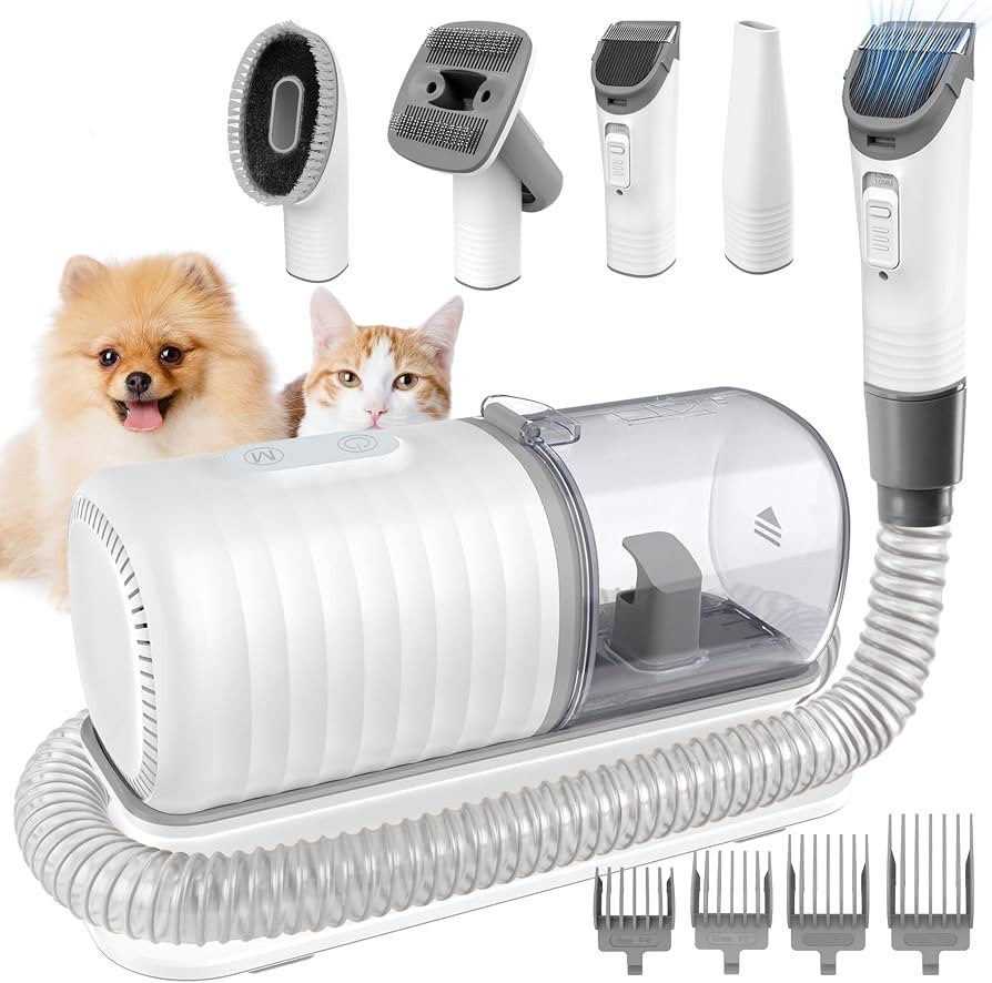 binROC Pet Grooming Kit & Dog Hair Vacuum Cleaner Groomer with 1.5 L Capacity, 5 in 1 Grooming To... | Amazon (US)