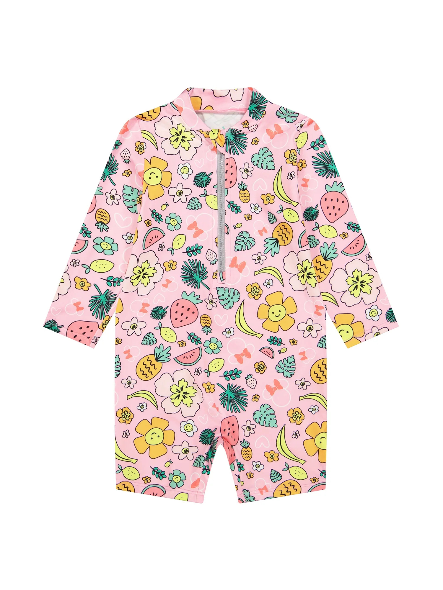 Character Baby Boy One- Piece Rash Guard Swimsuit, Sizes 0/3M- 24M | Walmart (US)