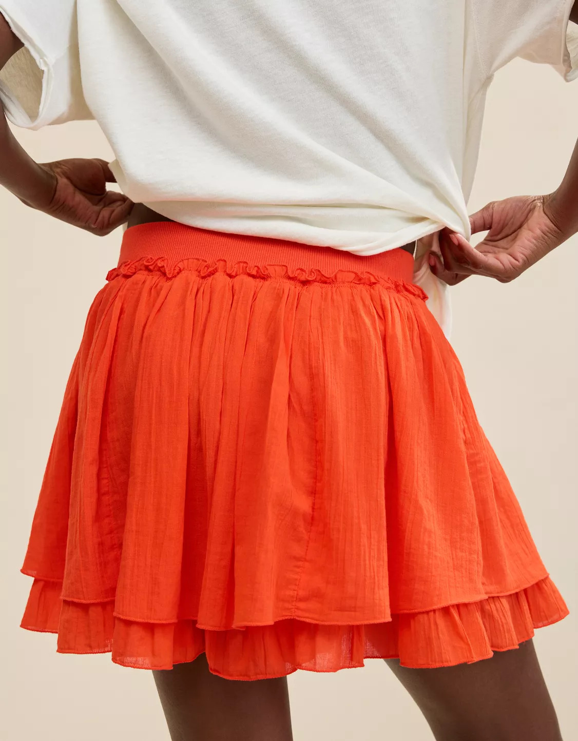 Aerie Gauze Mini Skirt | Aerie