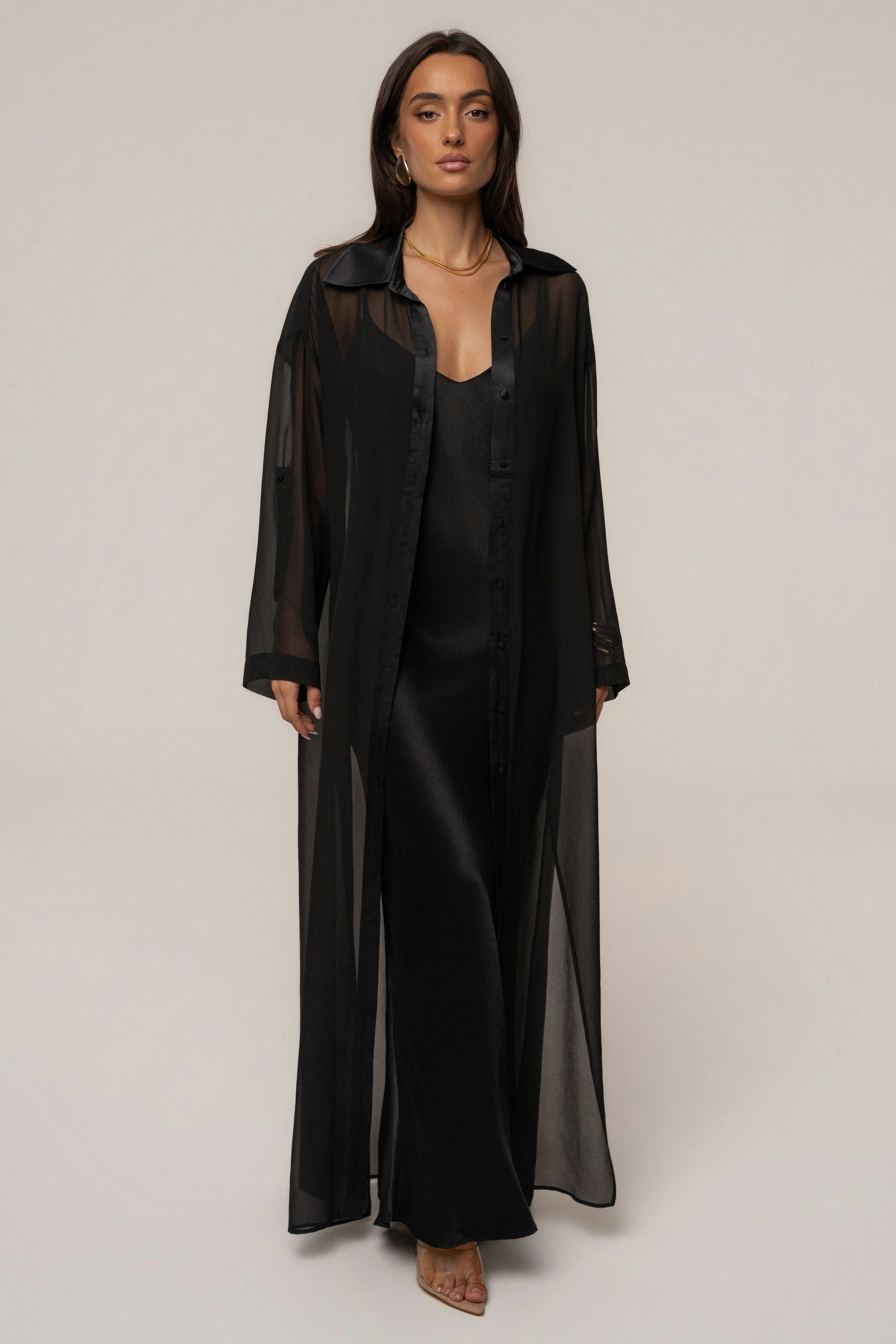 Black Ocean Breeze Cover Up | JLUXLABEL US