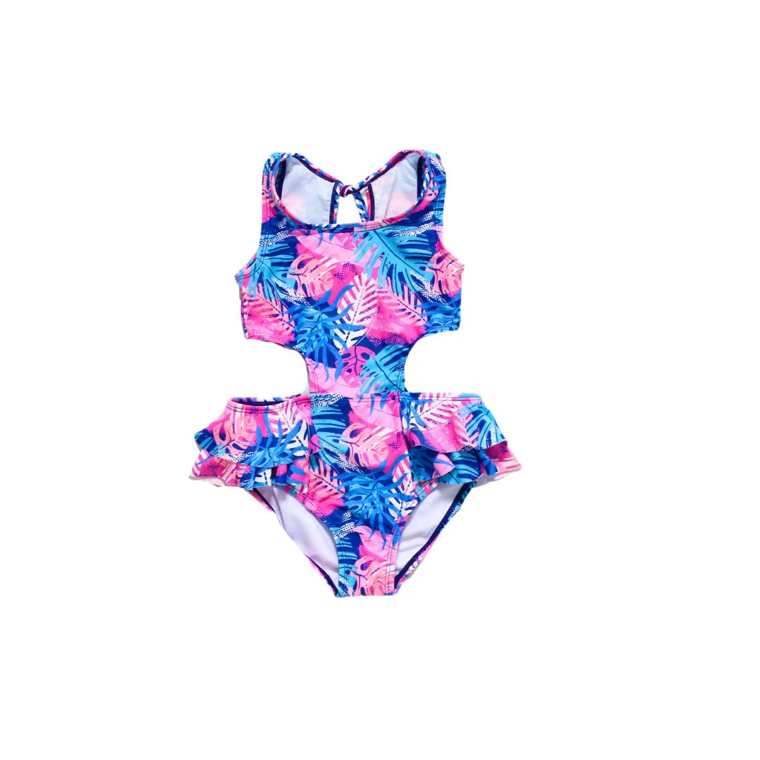 Driftwood Palms One Piece Swimsuit | Blueberry Bay Swimwear
