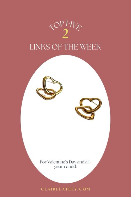 Best sellers of the week - my favorite madewell double heart gold earrings. For Valentine’s Day and all year round
❤️ Claire Lately 

#LTKMostLoved #LTKSpringSale #LTKfindsunder50