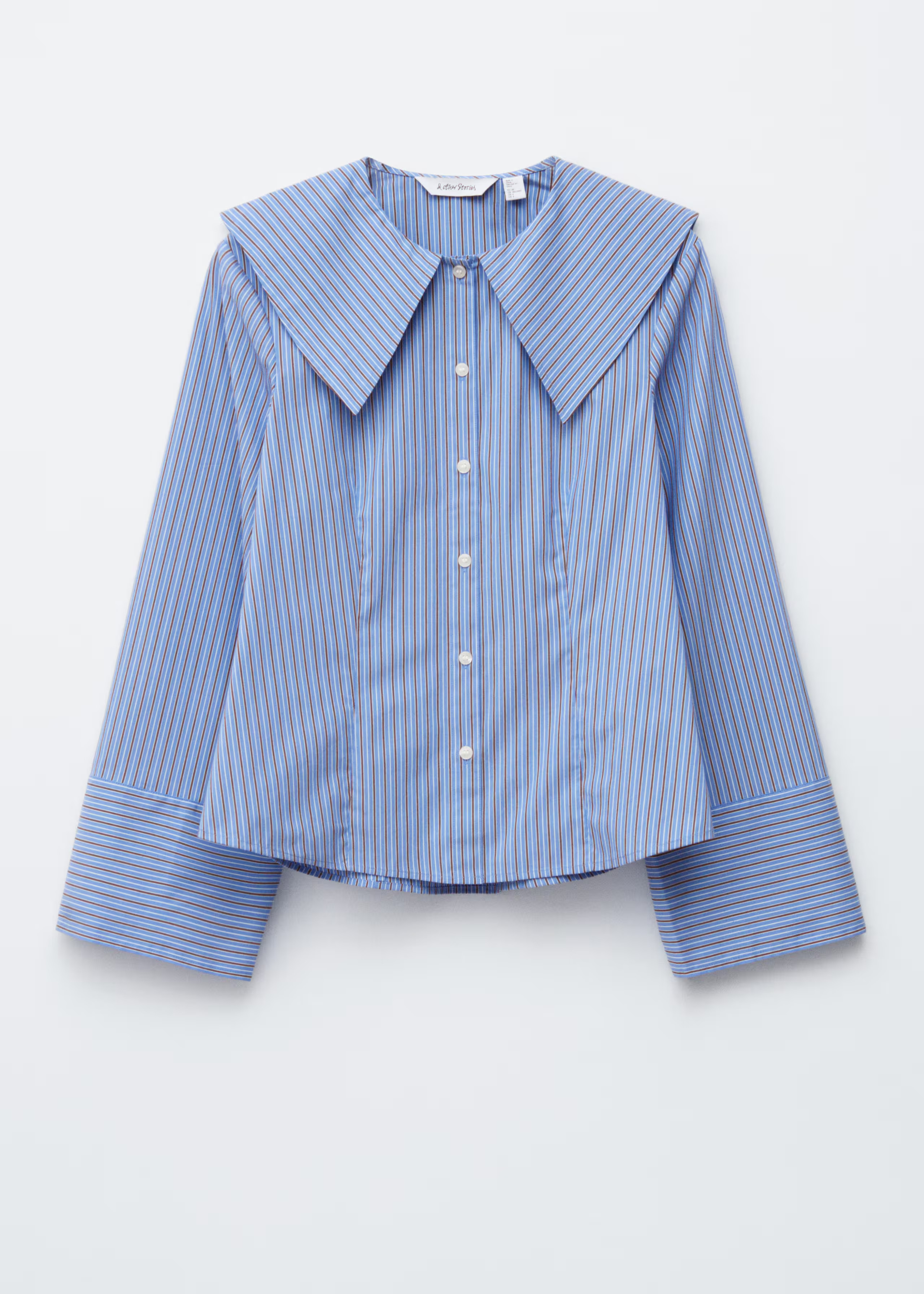 Oversized Collar Striped Shirt | & Other Stories UK
