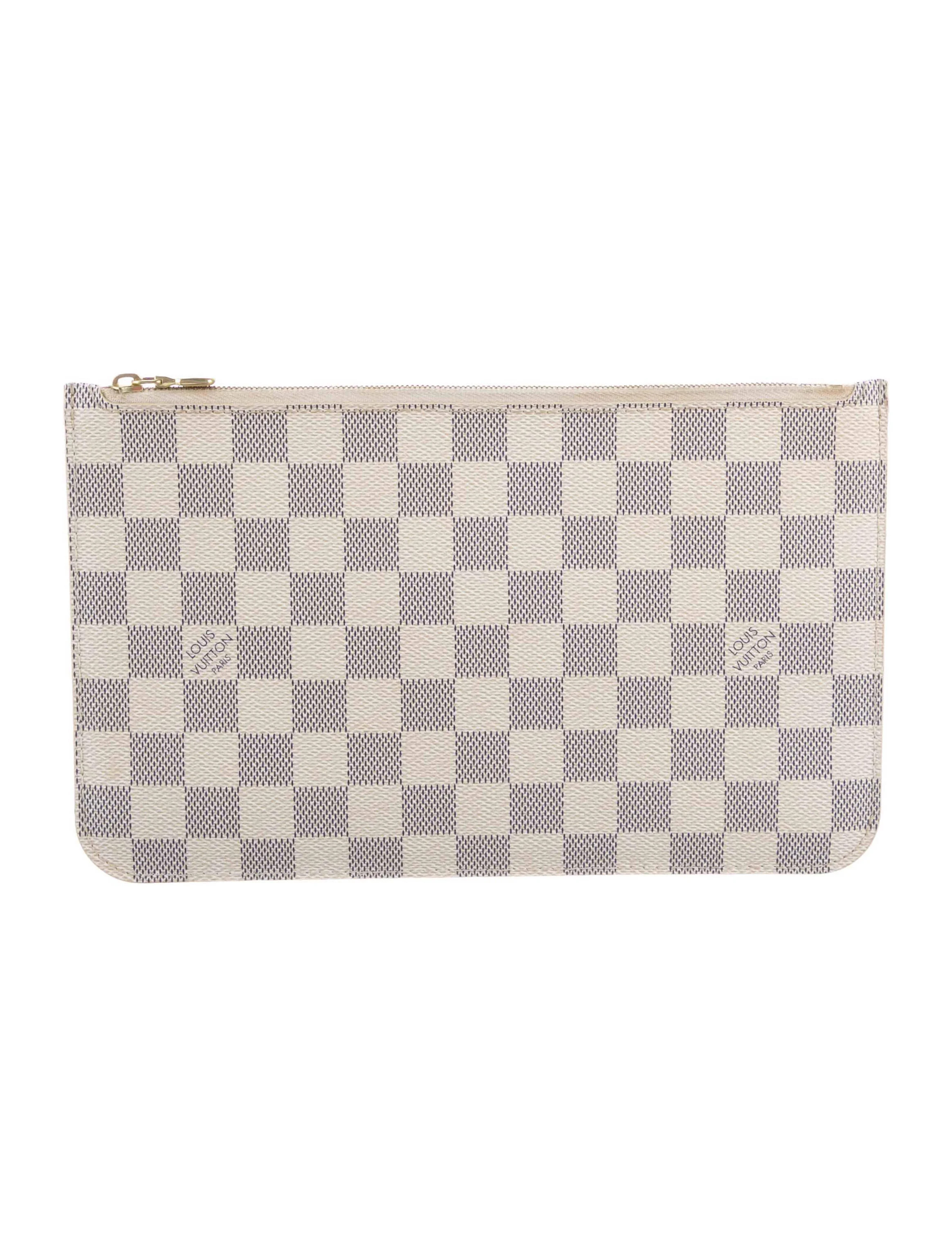 Damier Azur Neverfull Pochette | The RealReal