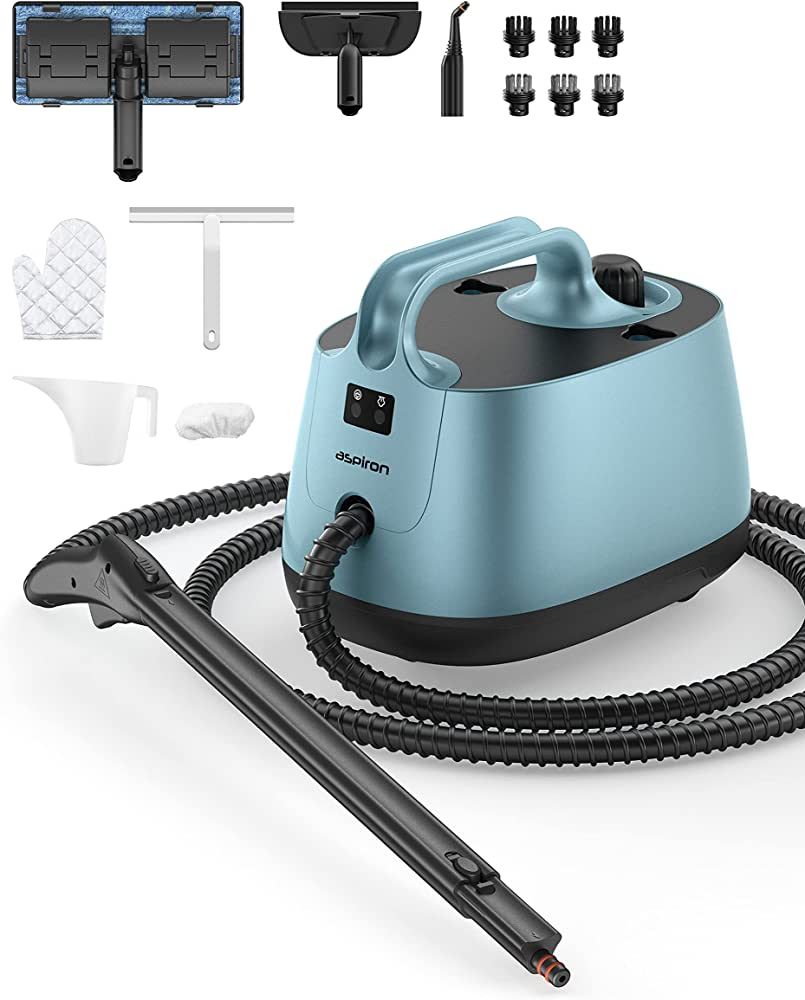 Aspiron Steam Cleaner, Multipurpose Portable Canister Steam Cleaners with 21 Accessories, Chemica... | Amazon (US)