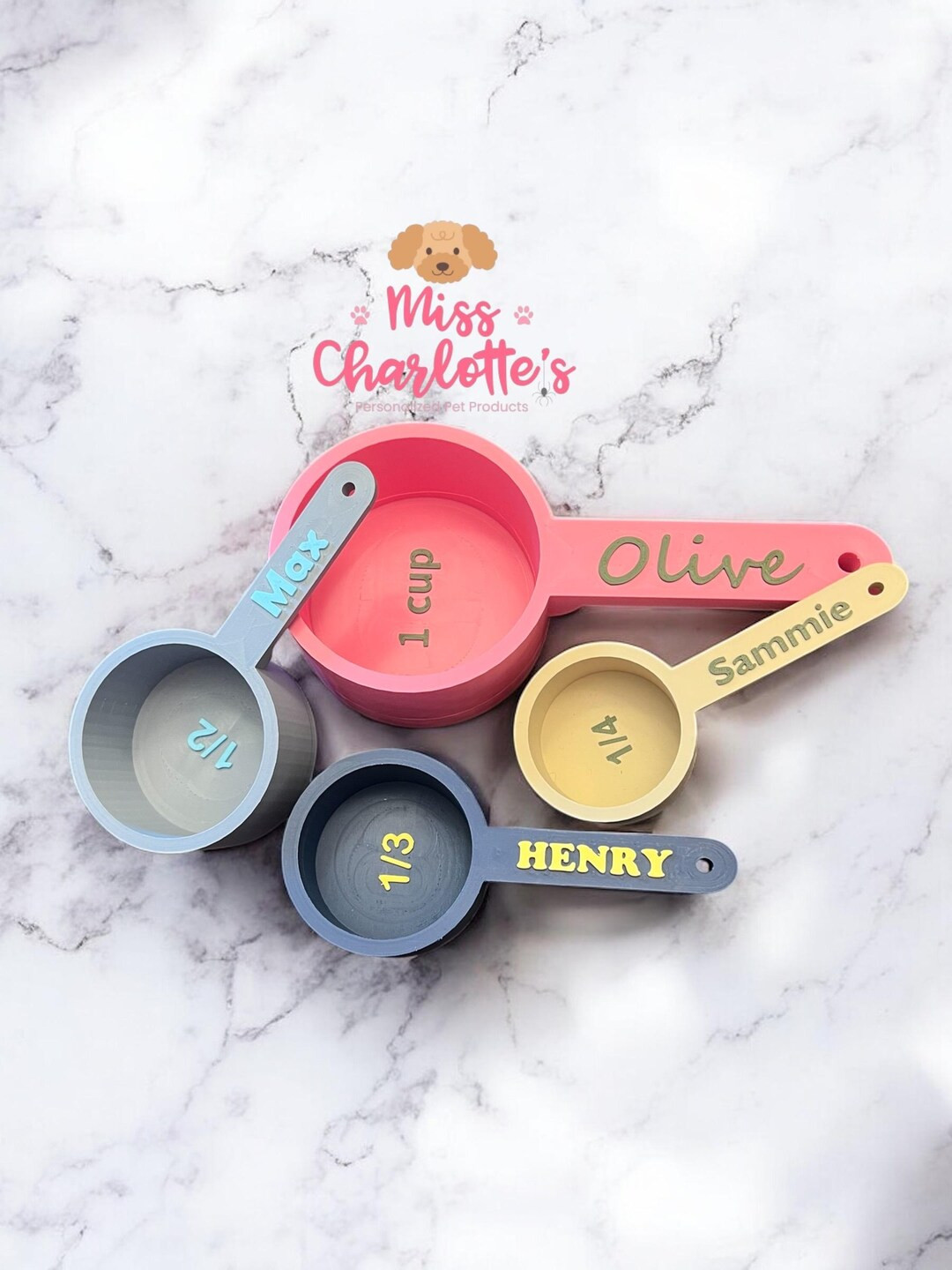 Personalized Dog Food Scoops - Multiple Sizes & Colors - Etsy | Etsy (US)