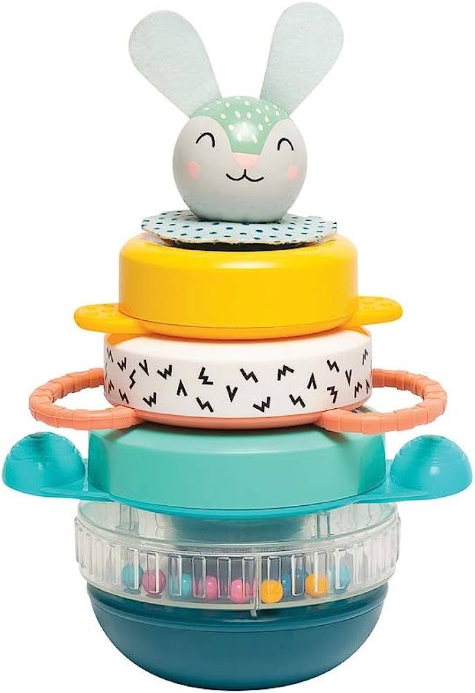 Taf Toys Hunny Bunny Baby Stacker – 5 Pieces Captivating Stacker Rings and a Friendly Bunny Cha... | Amazon (US)