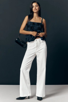 PAIGE Anessa High-Rise Wide-Leg Jeans | Anthropologie (US)