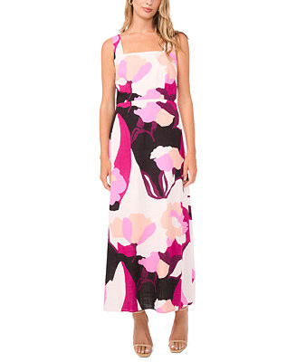 Women's Square Neck Midi Dress | Macy's