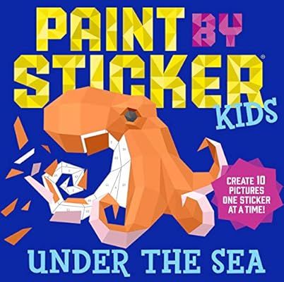 Paint by Sticker Kids: Under the Sea: Create 10 Pictures One Sticker at a Time! | Amazon (US)